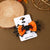 Funny Pumpkin Bat Alloy Hair Clip