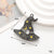 Funny Pumpkin Skull Alloy Plating Inlay Rhinestones Halloween Jewelry Accessories