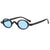 Funny Simple Style Color Block Ac Oval Frame Full Frame Men's Sunglasses