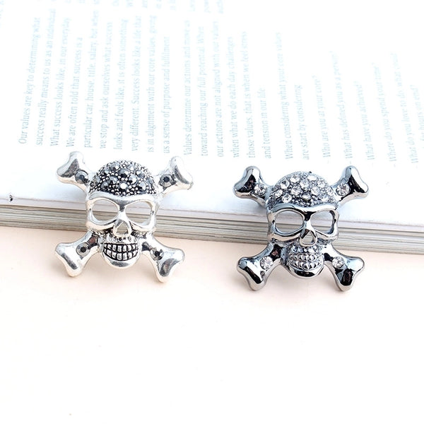 Funny Skull Alloy Inlay Alloy Men'S Brooches