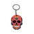 Funny Skull Plastic Bag Pendant Keychain 1 Piece