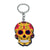 Funny Skull Plastic Bag Pendant Keychain 1 Piece