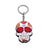 Funny Skull Plastic Bag Pendant Keychain 1 Piece