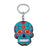 Funny Skull Plastic Bag Pendant Keychain 1 Piece