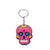 Funny Skull Plastic Bag Pendant Keychain 1 Piece