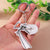 Funny Skull Zinc Alloy Halloween Bag Pendant Keychain