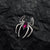 Funny Spider Alloy Plating 14k Gold Plated Silver Plated Halloween Women's Jewelry Set