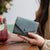 Genuine Leather Wallet Small Wallet Women's Ultra-thin  New Student Card Holder -One Wallet Advanced Sense Multi-function