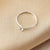 Geometric Metal Plating Nose Ring