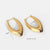 Geometric Plating Stainless Steel Gold Plated Earrings