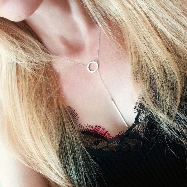 Geometric Stainless Steel Plating Necklace