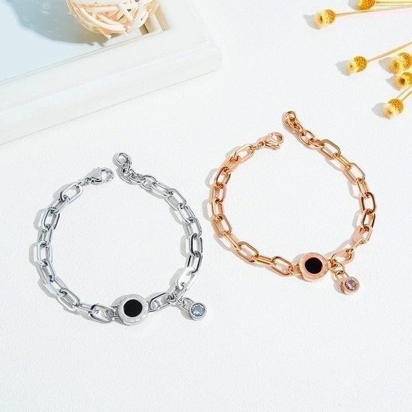 Geometric Titanium Steel Plating Bracelets