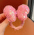 Girl'S Cartoon Style Bow Knot Cloth Hair Tie