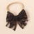 Girl'S Casual Simple Style Bow Knot Lace Hair Tie