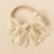 Girl'S Casual Simple Style Bow Knot Lace Hair Tie