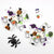 Halloween Cool Style Girl'S Pumpkin Spider Bow Knot Hair Clip