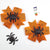 Halloween Cool Style Girl'S Pumpkin Spider Bow Knot Hair Clip