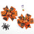 Halloween Cool Style Girl'S Pumpkin Spider Bow Knot Hair Clip