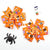 Halloween Cool Style Girl'S Pumpkin Spider Bow Knot Hair Clip