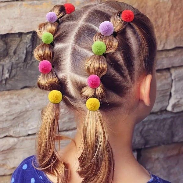 Girl'S Cute Ball Hairball Hair Tie