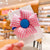 Girl'S Cute Lady Sweet Flower Cloth Hair Tie