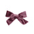 Girl'S Simple Style Bow Knot Flannel Hair Clip