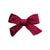 Girl'S Simple Style Bow Knot Flannel Hair Clip