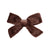 Girl'S Simple Style Bow Knot Flannel Hair Clip