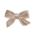 Girl'S Simple Style Bow Knot Flannel Hair Clip