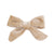 Girl'S Simple Style Bow Knot Flannel Hair Clip