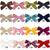 Girl'S Simple Style Bow Knot Flannel Hair Clip