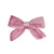 Girl'S Simple Style Bow Knot Flannel Hair Clip