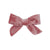 Girl'S Simple Style Bow Knot Flannel Hair Clip