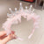 Girl'S Simple Style Classic Style Crown Cloth Hair Band