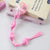 Girl'S Sweet Color Block Domestic Silk Star Hair Tie