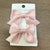 Girl'S Sweet Korean Style Bow Knot Cloth Metal Hair Clip