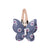 Girl'S Sweet Simple Style Butterfly Yarn Hair Clip