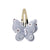 Girl'S Sweet Simple Style Butterfly Yarn Hair Clip