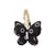 Girl'S Sweet Simple Style Butterfly Yarn Hair Clip