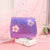 Girl's All Seasons Pu Leather Butterfly Cute Square Flip Cover Handbag