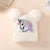 Girl's Basic  Embroidery Wool Cap