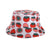 Girl's Cartoon Style Simple Style Color Block Printing Bucket Hat