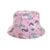 Girl's Cartoon Style Simple Style Color Block Printing Bucket Hat