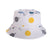 Girl's Cartoon Style Simple Style Color Block Printing Bucket Hat