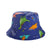 Girl's Cartoon Style Simple Style Color Block Printing Bucket Hat