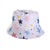 Girl's Cartoon Style Simple Style Color Block Printing Bucket Hat