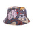 Girl's Cartoon Style Simple Style Color Block Printing Bucket Hat