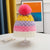 Girl's Cartoon Style Sweet Simple Style Color Block Wool Cap