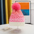 Girl's Cartoon Style Sweet Simple Style Color Block Wool Cap