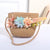 Girl's Fashion Solid Color Bow Knot Straw Hat